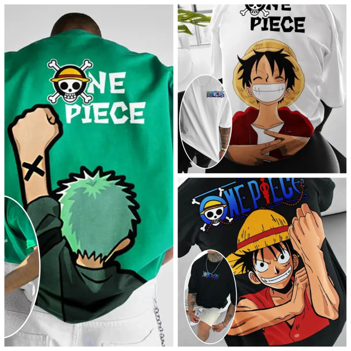 Summer Clothing Trends 2025 - ワンピース ルフィ ゾロ 2025 夏のファッショントレンド ハイストリートプリント