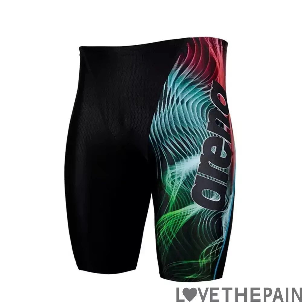 Board Short Surf - 新しい男性水泳ジャマー水泳パンツプロフェッショナル水泳サーフパンツ夏のビーチライクラ速乾性紫外線保護ジムタイツショーツ
