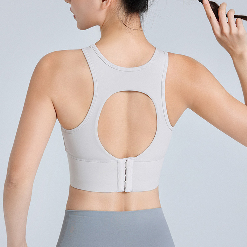 Summer Clothing Pk - オールインワン耐衝撃コンパクトスポーツベストランニング通気性フルカップヨガベストジム服夏の新しいフィットネスブラクロップトップス