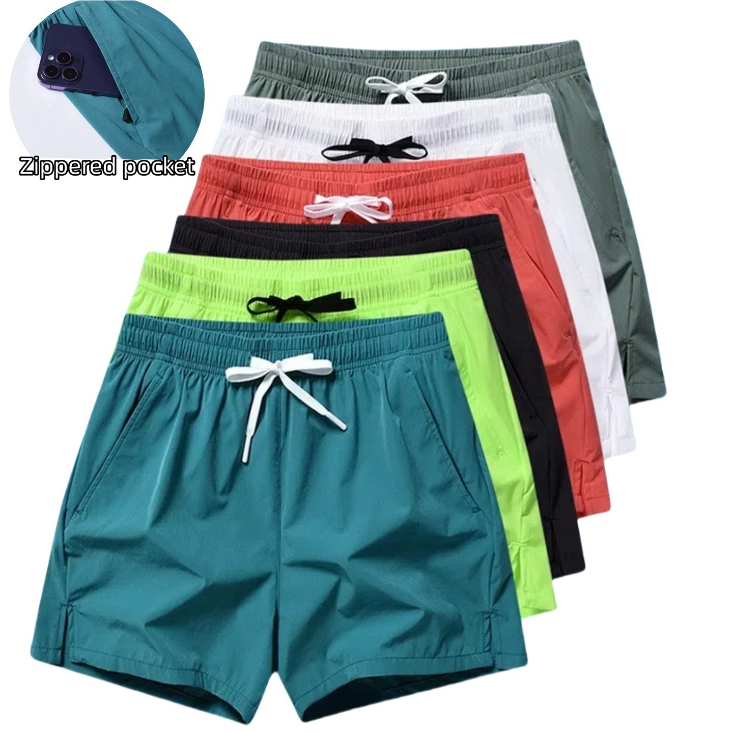 Board Short Surf - 2025年新作メンズ水着ショーツブランドビーチウェアセクシー水着メンズスイムトランクスローウエスト通気性ビーチウェアサーフィン4.2