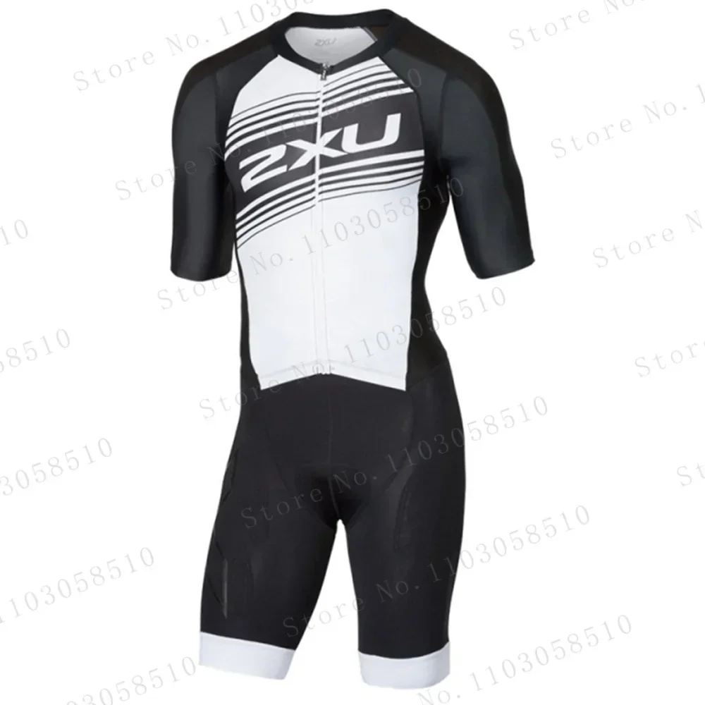 Summer De Clothing - zxuful ブラック ホワイト トライアスロン スーツ メンズ