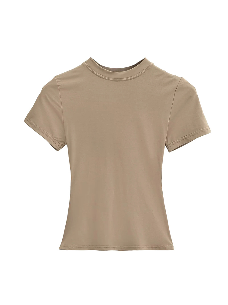 2025年新作 高品質カジュアルTシャツ セクシー スリム  - Summer Clothing Trends 2025 のレビューと価格