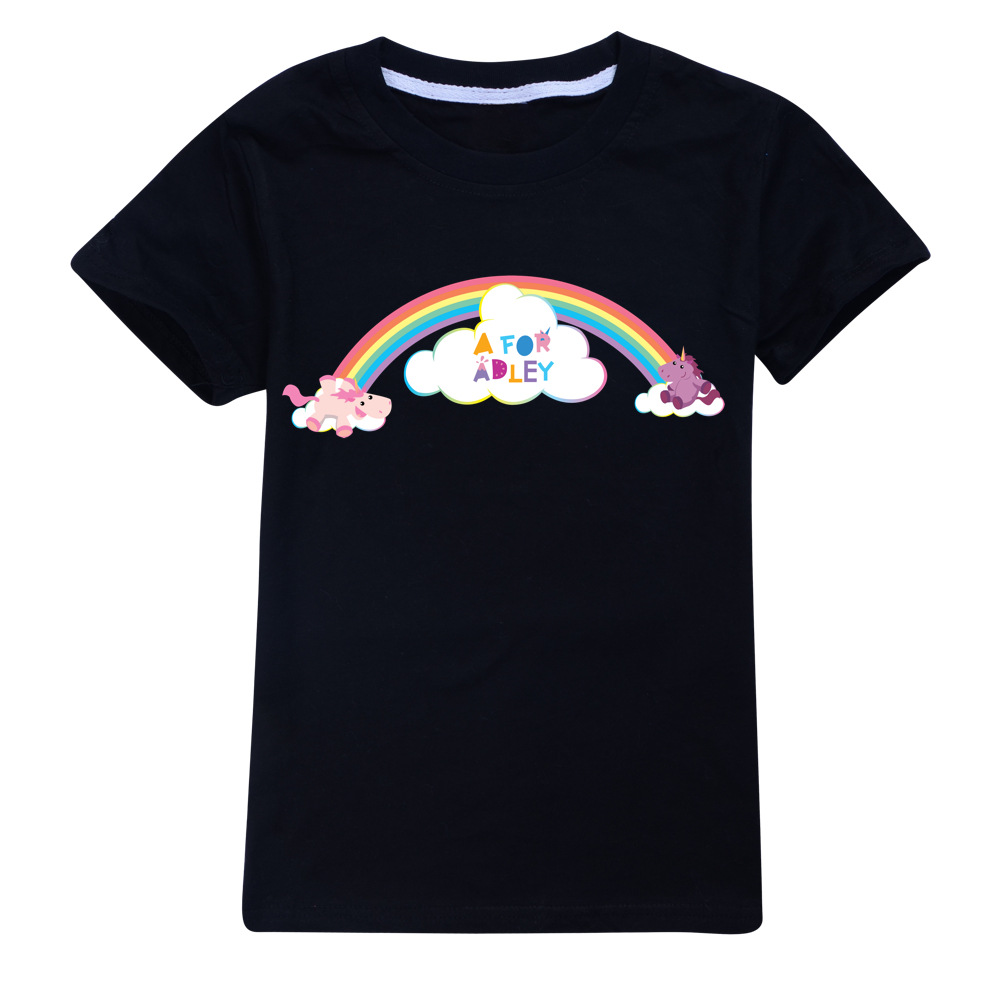 男の子と女の子のための綿のTシャツ,子供服,ラウンドネック, - Summer Clothing For Teen Girls のレビューと価格