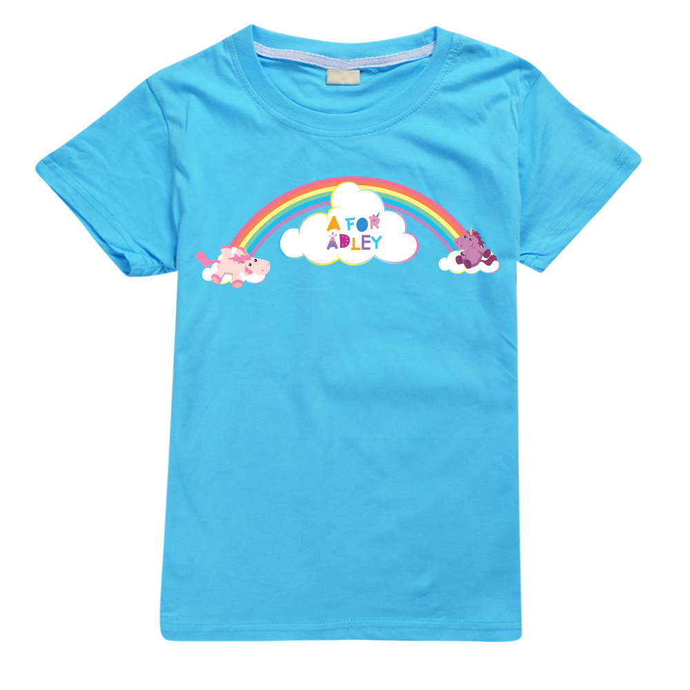 男の子と女の子のための綿のTシャツ,子供服,ラウンドネック, - Summer Clothing For Teen Girls のレビューと価格