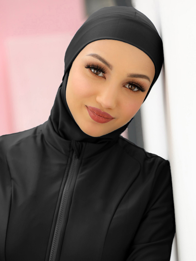イスラム教徒プレーン水泳入浴ヒジャブ女性夏のビーチインスタン - Summer Clothing Hijab のレビューと価格