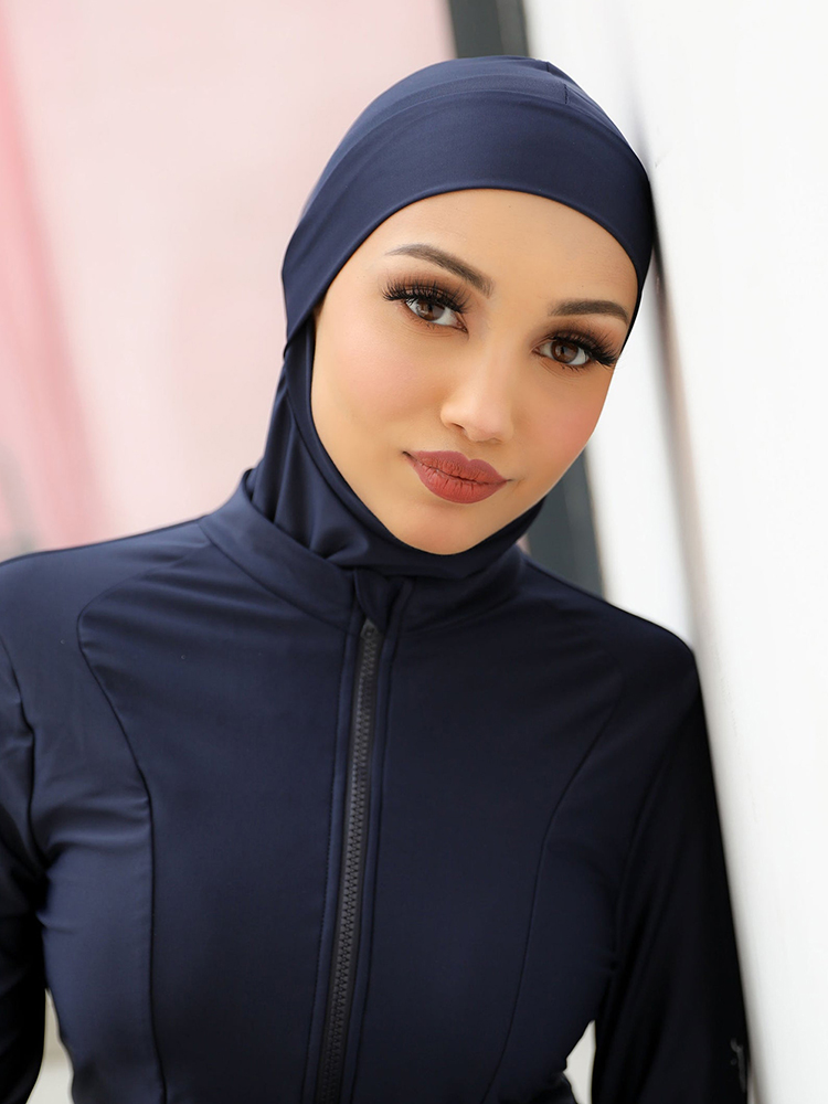 イスラム教徒プレーン水泳入浴ヒジャブ女性夏のビーチインスタン - Summer Clothing Hijab のレビューと価格