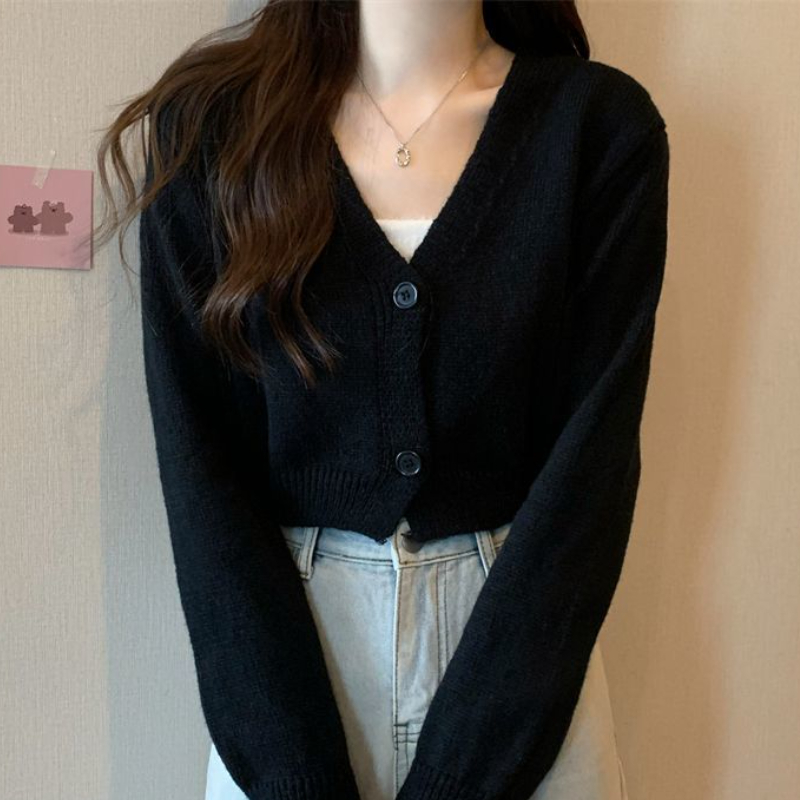 女性のためのエレガントな秋のショートカーディガン,シックな衣 - Summer Clothing Aesthetic のレビューと価格