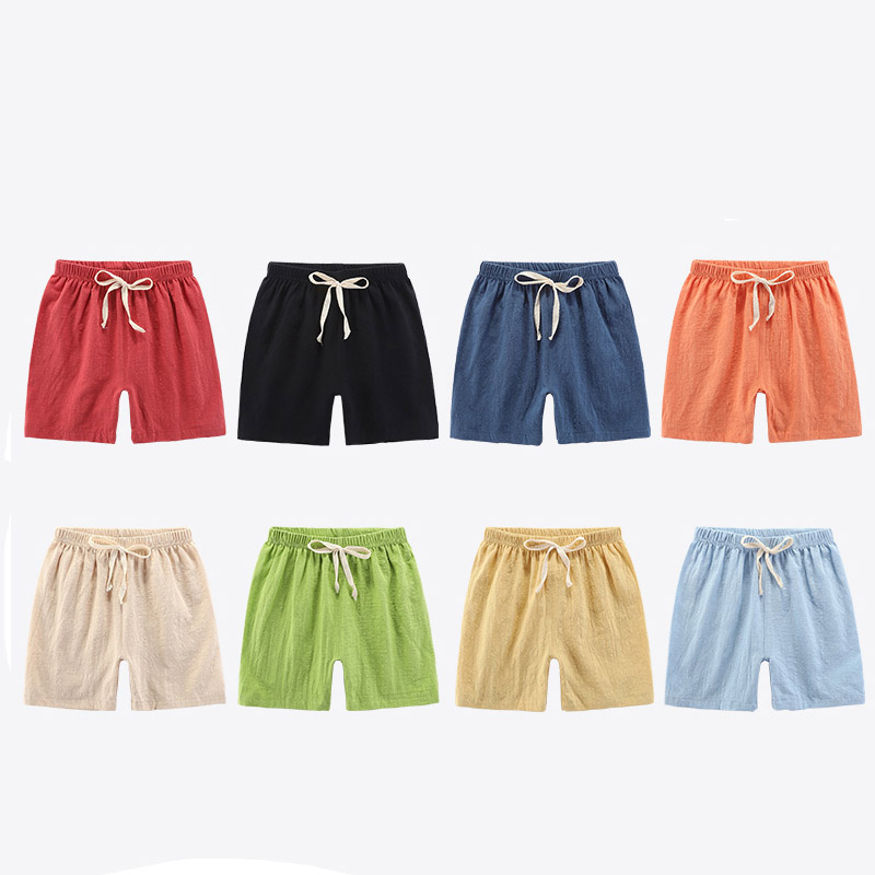 男の子と女の子のための綿とリネンのショーツ,6〜9 12 1 - Summer Clothing For Teen Girls のレビューと価格