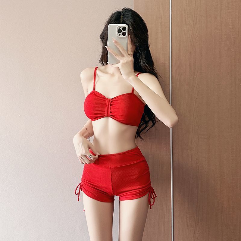 女性用 3 ピース水着セット セクシーなプッシュアップビキニ - Bikini Set Push Up のレビューと価格