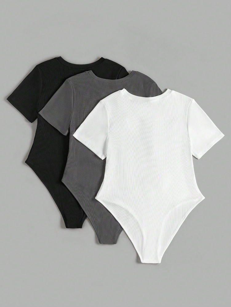 プラスサイズ レディース ラウンドネック 半袖 ジャンプスー - Romper Playsuit Women のレビューと価格