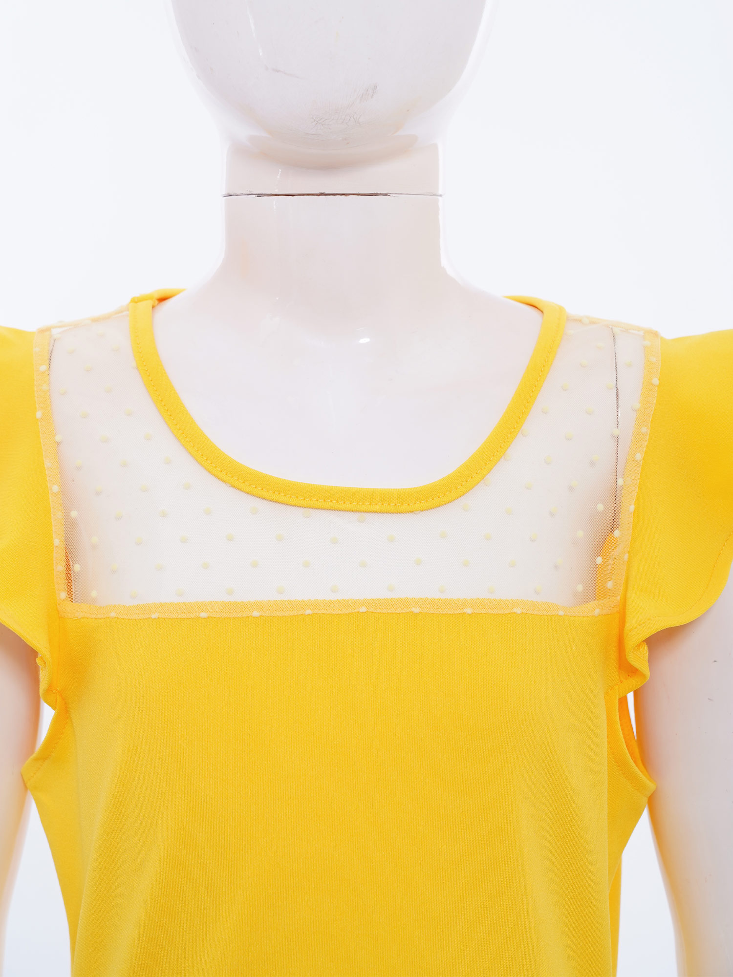 10代の女の子の夏のドレス、ラッフルスリーブ、ドット柄、シー - Summer Clothing For Teen Girls のレビューと価格
