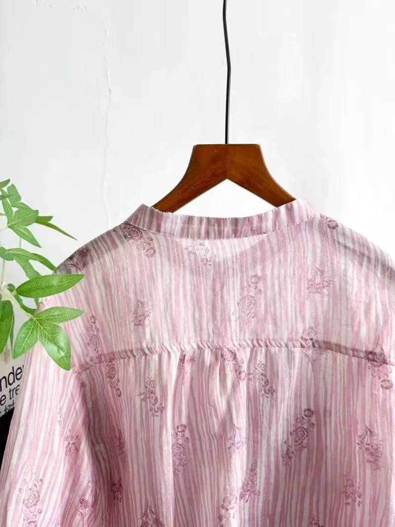 女性のオリジナル高級ブランド服 100% ラミーリネンシャツ - Summer Clothing Japan のレビューと価格