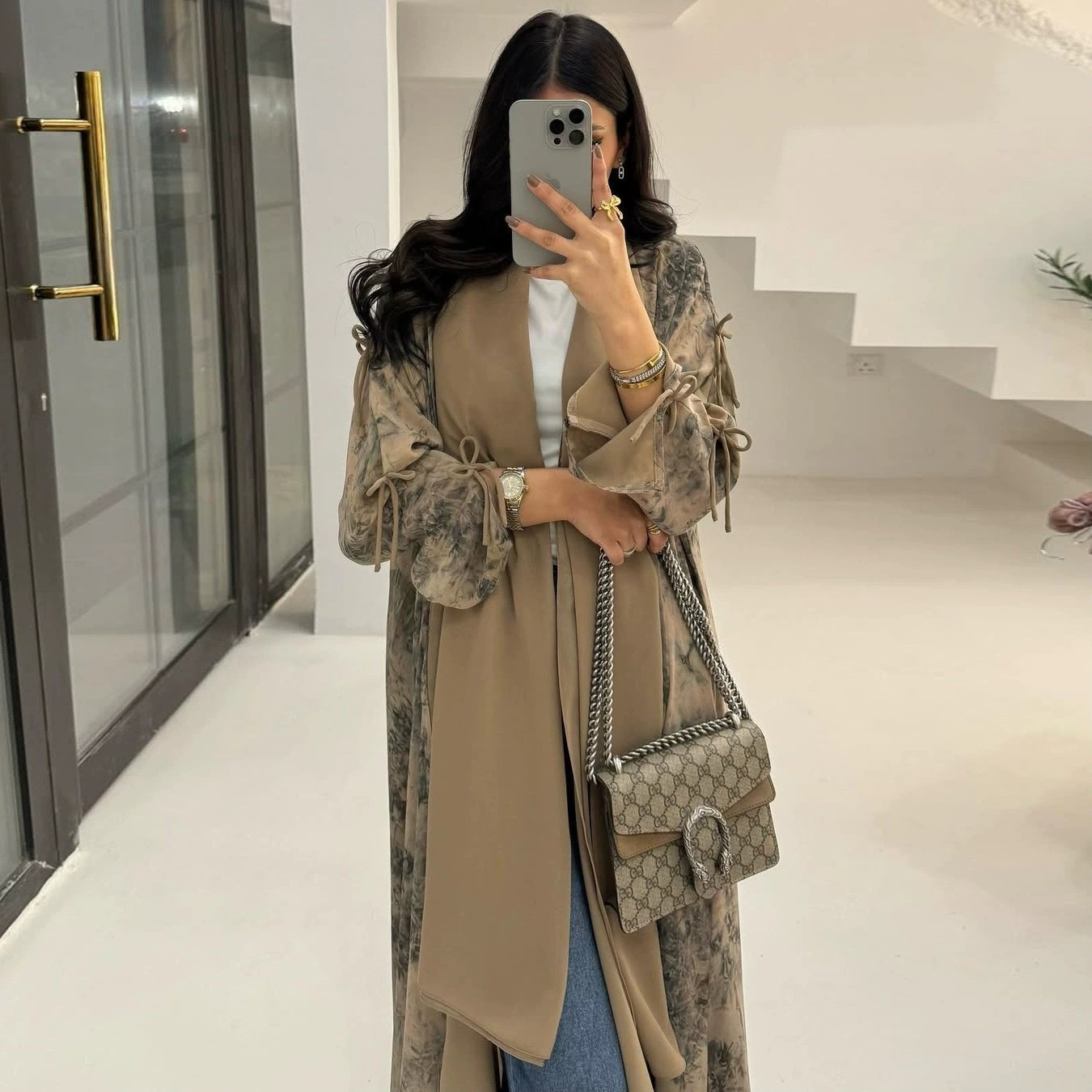 夏の女性服アバヤ ファム ムスリム女性用ツーピースセット エ - Summer Clothing Hijab のレビューと価格
