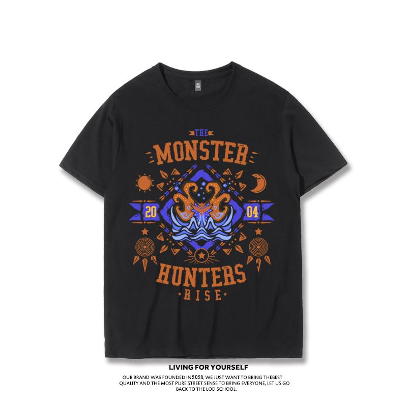 モンスターライズ コラボ Tシャツ 半袖 メンズ ゲーム周辺 - Summer Games Clothing Brand のレビューと価格