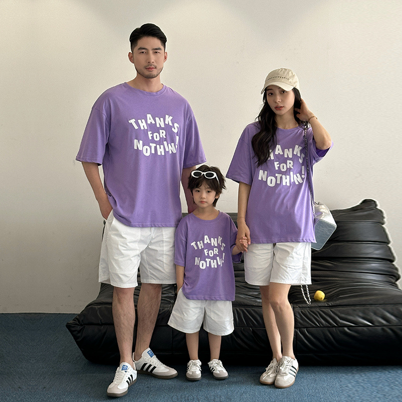 新しい家族マッチング Tシャツ ショーツ服セットお父さんお母 - Summer Clothing New Look のレビューと価格