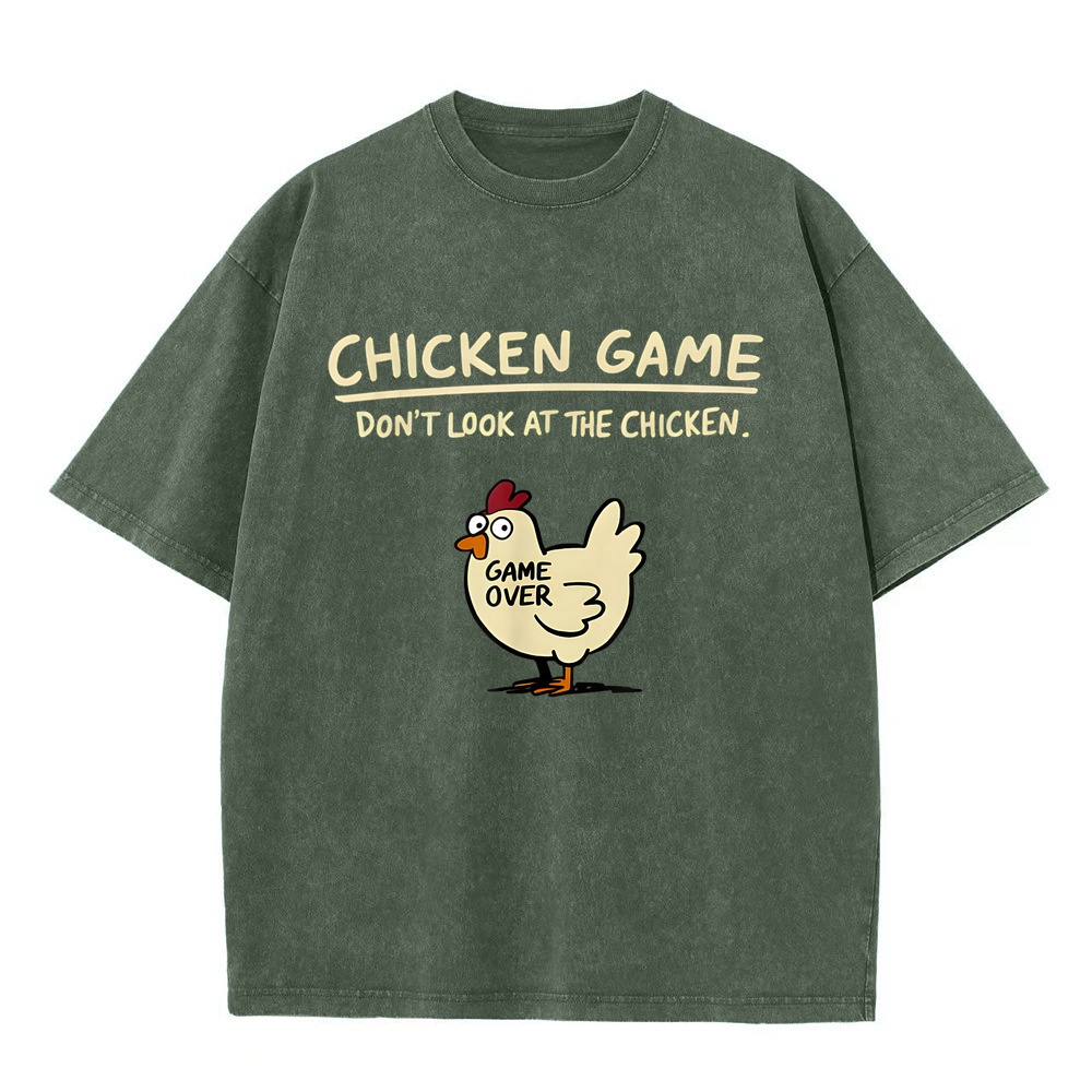 面白い Tシャツ チキンゲーム チキンの服に注目しないでくだ - Summer Games Clothing Brand のレビューと価格