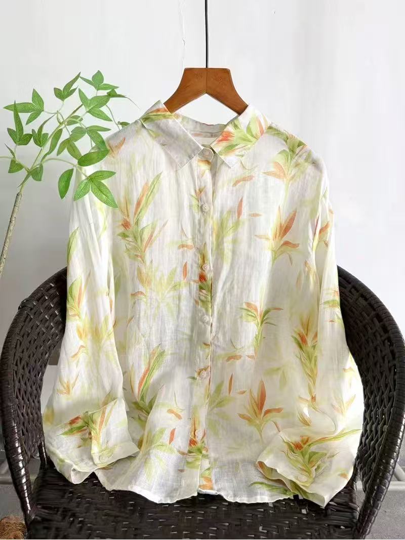 2026年ヴィンテージ服 100%ラミーリネンシャツとブラウ - Summer Clothing Japan のレビューと価格