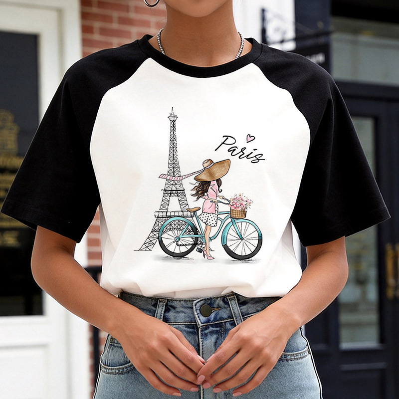 90年代 Y2K 韓国風Tシャツ カジュアル グラフィックT - Summer Clothing In Paris のレビューと価格