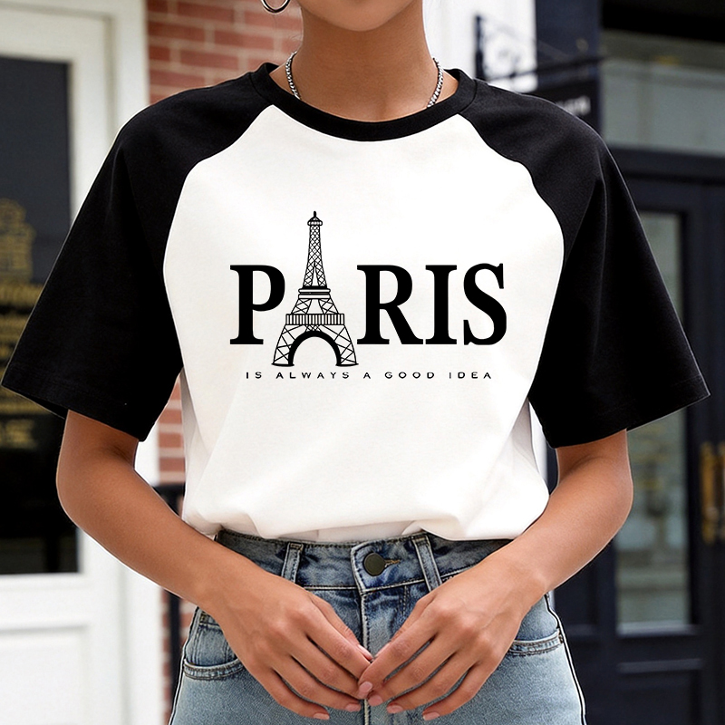90年代 Y2K 韓国風Tシャツ カジュアル グラフィックT - Summer Clothing In Paris のレビューと価格