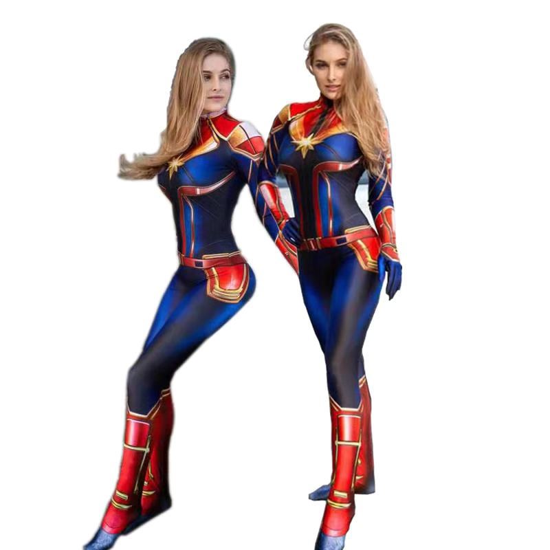 映画キャプテンコスプレコスチューム 女性用スーパーヒーローコ - Romper Playsuit Women のレビューと価格