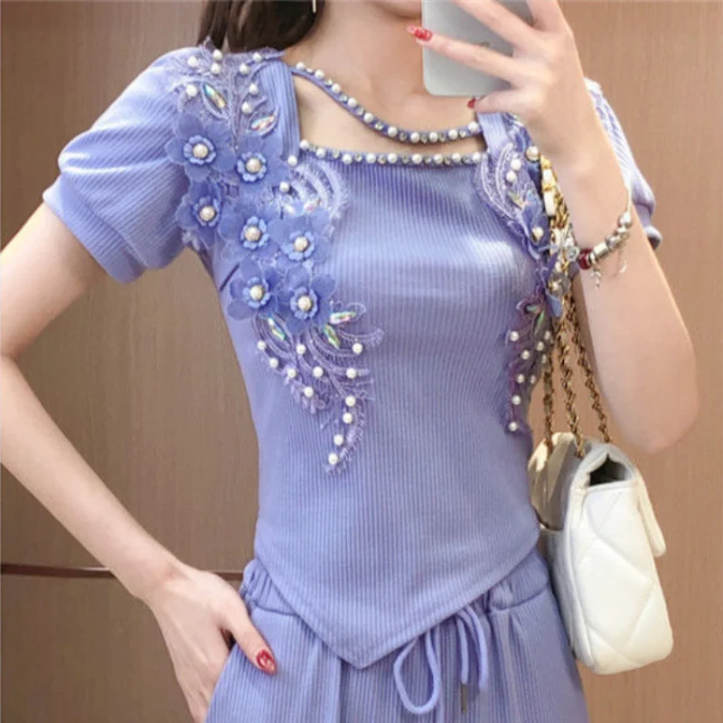 ワイドレッグレディースパンツ パープル 女性用パンツ ツーピ - Summer Clothing Trends 2025 のレビューと価格