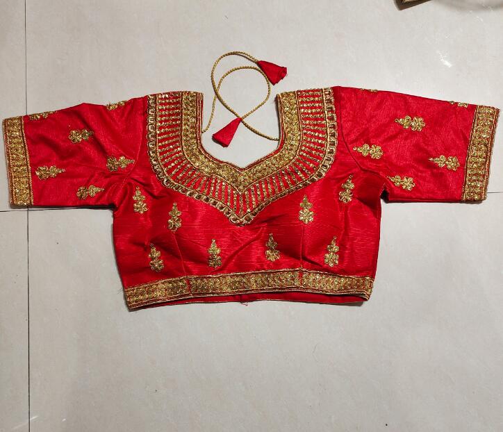 伝統的なインドサリートップ女性シャツ夏の金糸刺繍パキスタン夏 - Summer Clothing India のレビューと価格