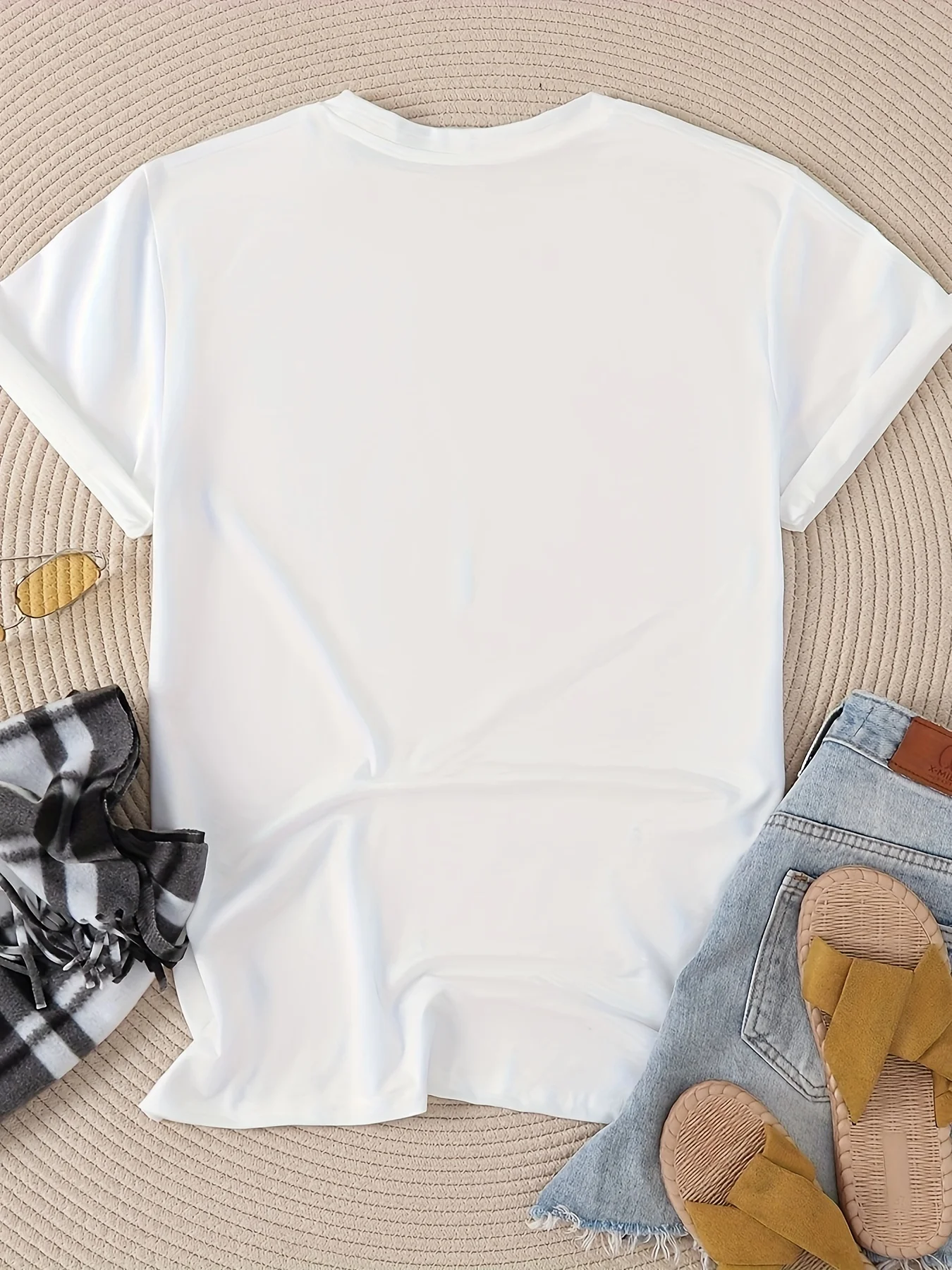 レモンプリント Tシャツ 半袖 クルーネック カジュアルトッ - Summer Clothing Aesthetic のレビューと価格