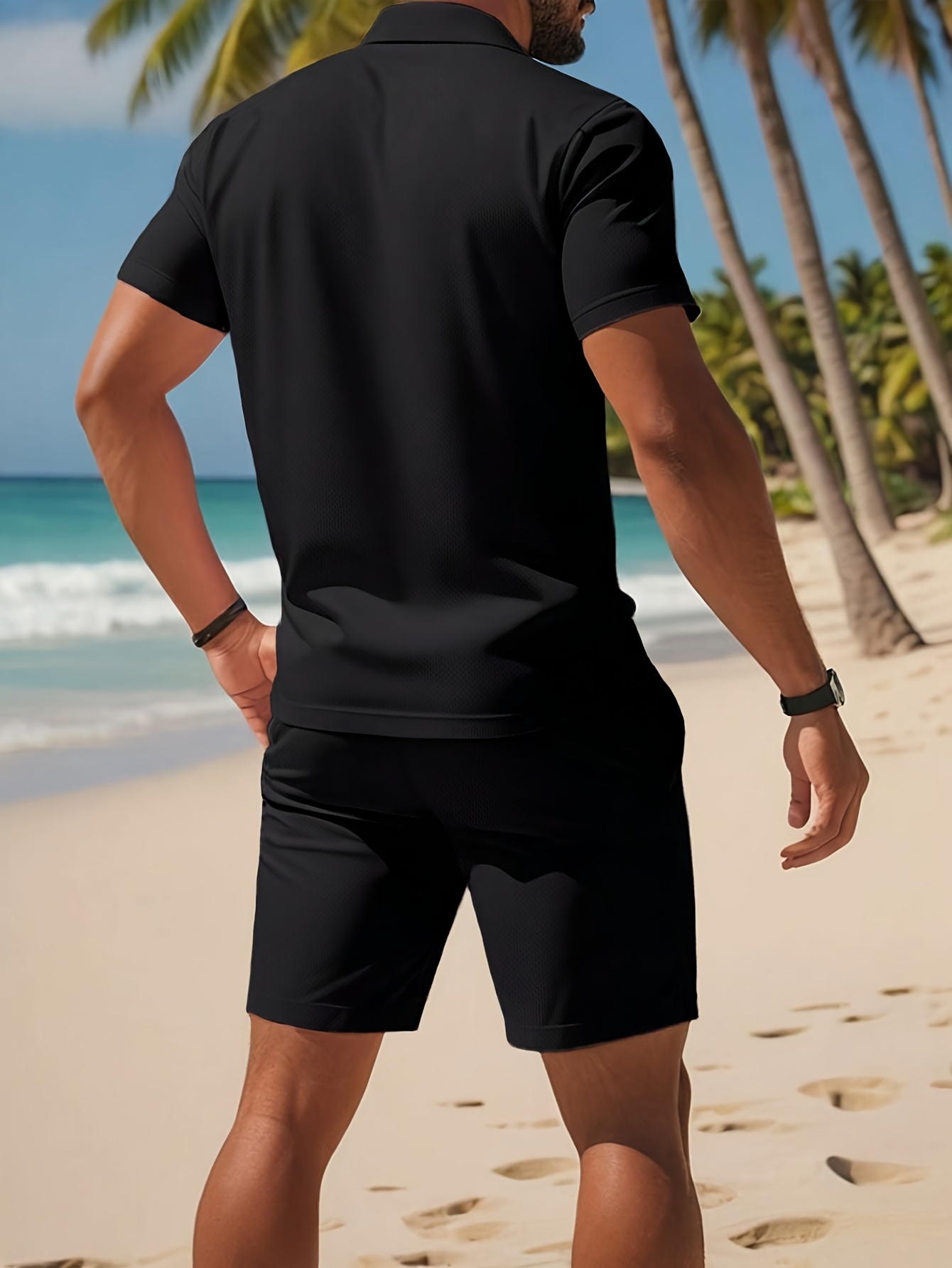 2026年夏メンズポロセット - 3Dプリント柄 - 通気性 - Summer Clothing Shops のレビューと価格