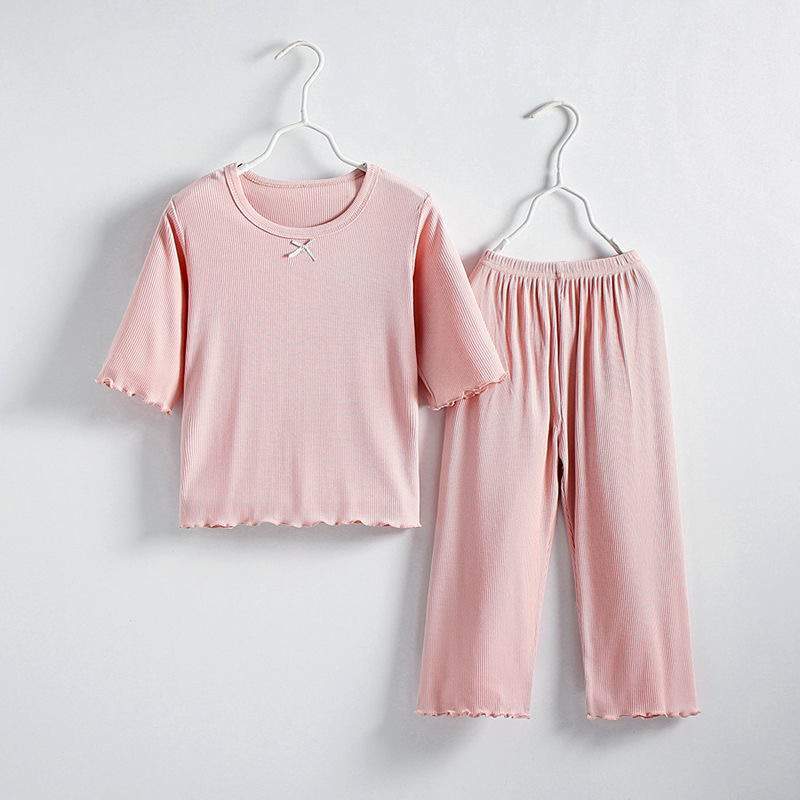パジャマ子供用ハウスウェアティーンガール服子供用パジャマ部屋 - Summer Clothing For Teen Girls のレビューと価格