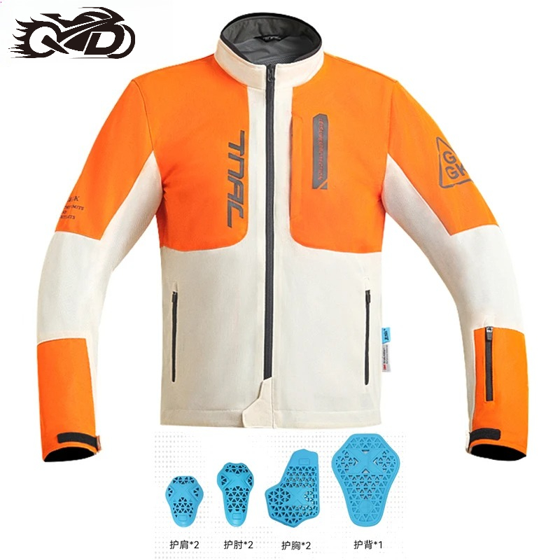 夏用オートバイジャケット転倒防止バイクライディングジャケット - Summer Clothing Pk のレビューと価格