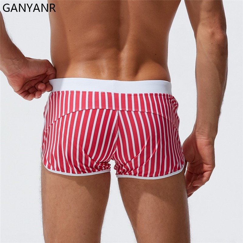 Ganyanr-男性の入浴用水着,セクシーな水着,速乾性,ビ - Board Short Surf のレビューと価格